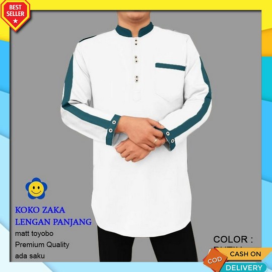 Baju Koko Kurta Dewasa Premium Laki Laki Turki Kemeja Bju Muslim Pakistan Muslim Pria OA40 Baju Koko