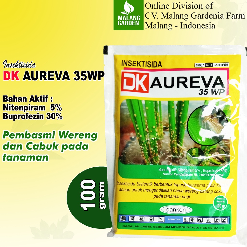 Insektisida DK Aureva 35WP 100 gram | DK Aureva 100 gram | DKAureva 100 gram