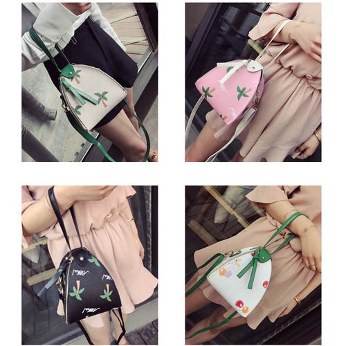 dual bag tas selempang sling bag tas tangan handbag mini print (1F1)  bta333