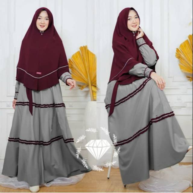 GAMIS ENDOMODA ELIZA GAMIS ENDOMODA TERBARU 2022 GAMIS MUSLIMAH ENDOMODA ELIZA GREEN I