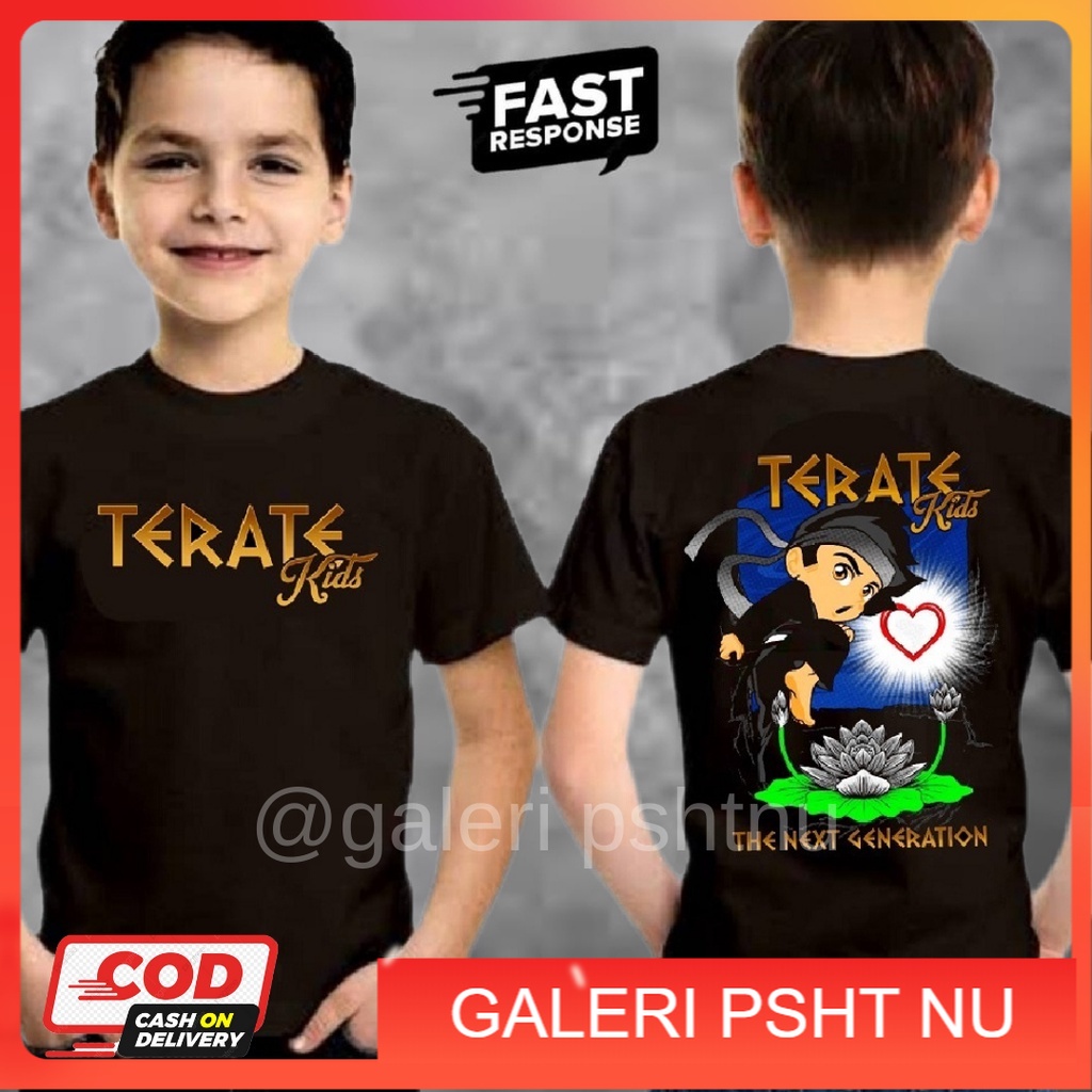 KAOS TERATE ANAK - KAOS TERATE KIDS - KAOS PSHT ANAK LAKI LAKI - KAOS PSHT ANAK KECIL- KAOS SH UNTUK