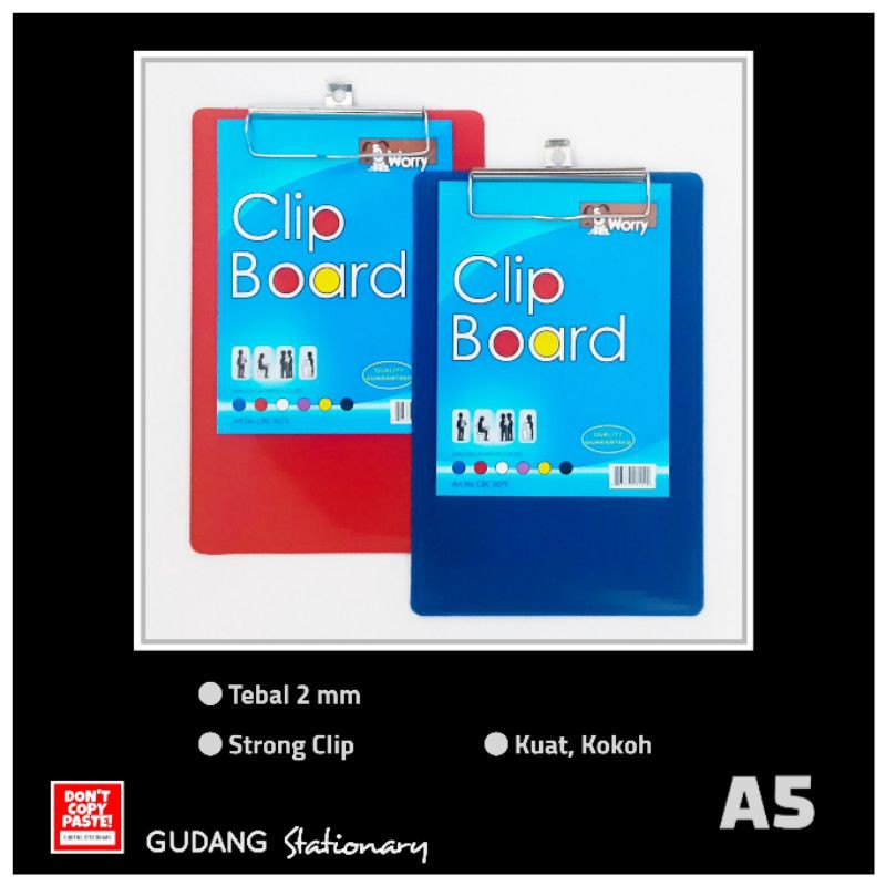 Clip Board Mika Papan Jalan A5