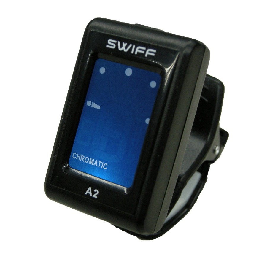 Tuner Guitar Swiff A2 Clip-on Tuning for Gitar, Bass, Ukulele