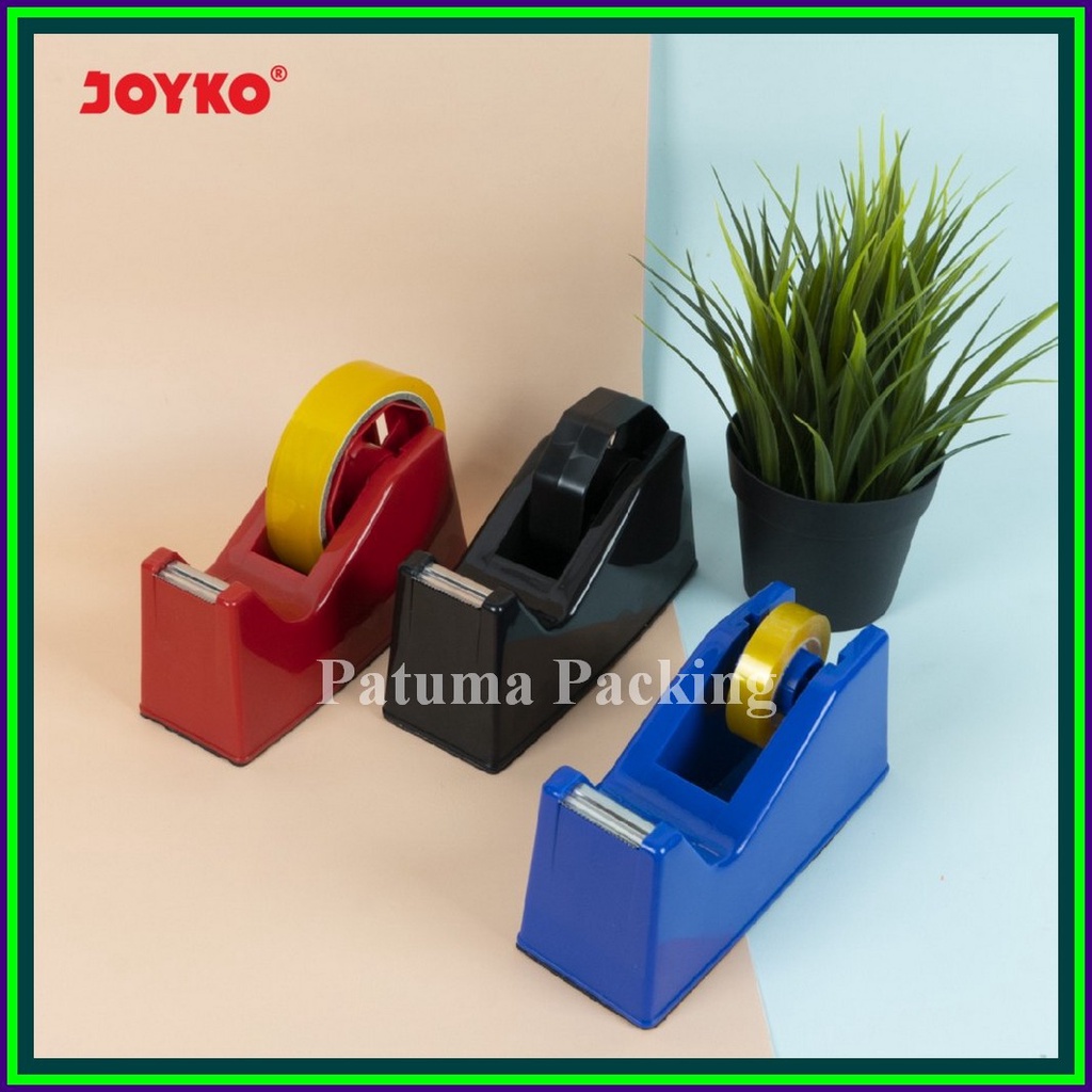 

Tempat Pemotong Solasi Anti Slip Cutter Tape Dispenser Joyko TD-103