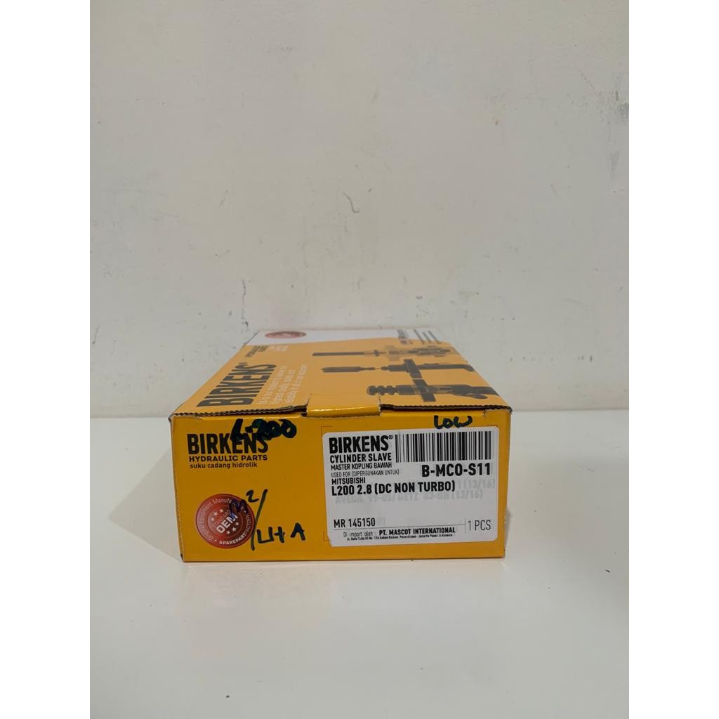 Cylinder slave Master kopling bawah Mitsubishi L200 B-MC0-S11 Birkens