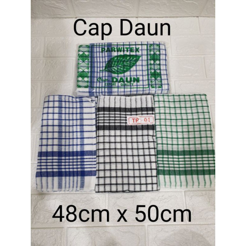 1Set 3pcs Kain Lap Kotak Topo Lap Dapur Murah Meriah