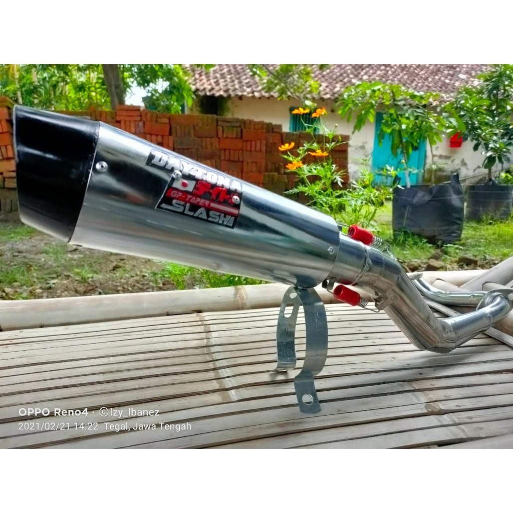 Knalpot Racing DAYTONA Suzuki Nex Spin dan Skywave