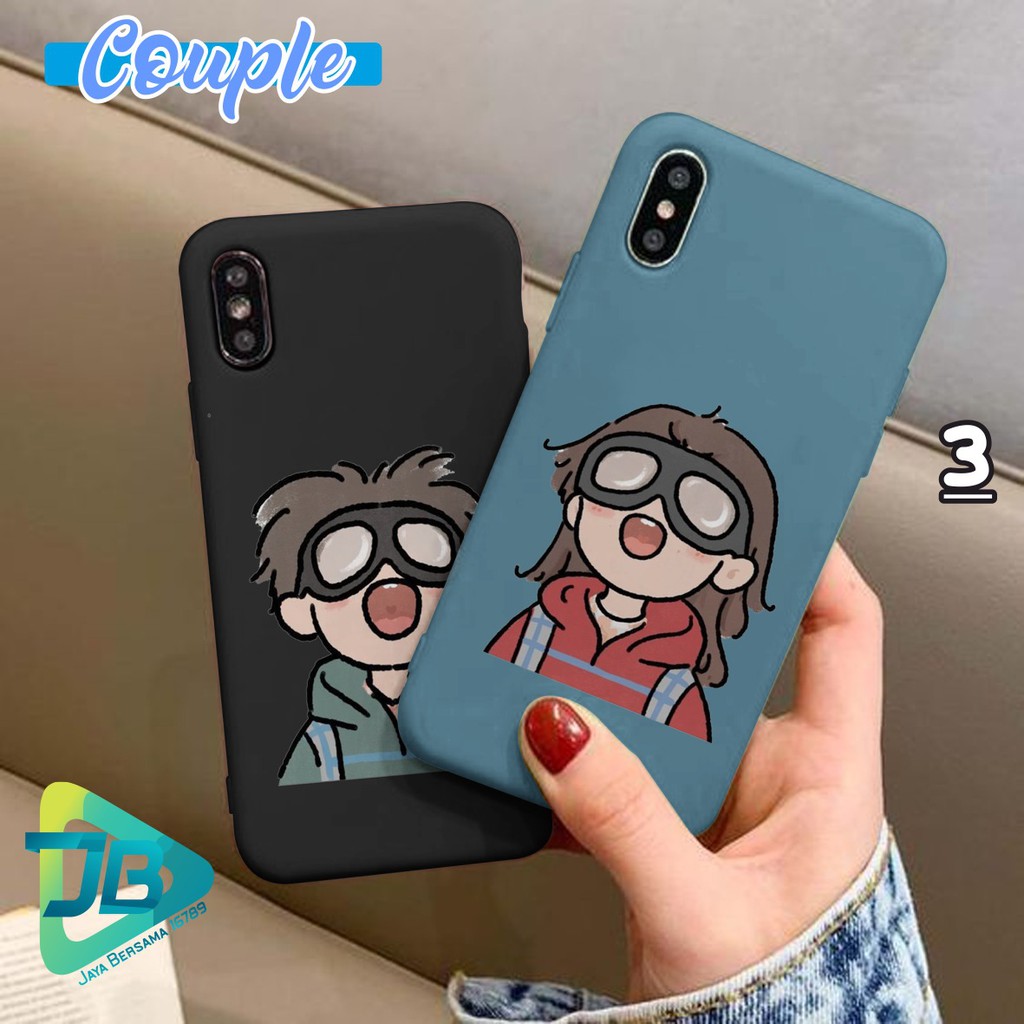 SOFTCASE COUPLE OPPO VIVO XIAOMI SAMSUNG REALME IPHONE ALL TYPE JB4782