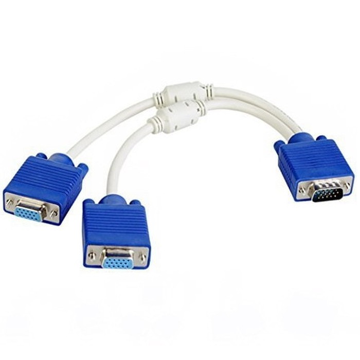 Kabel Vga Splitter By lexcron - Vga Splitter 1 ke 2