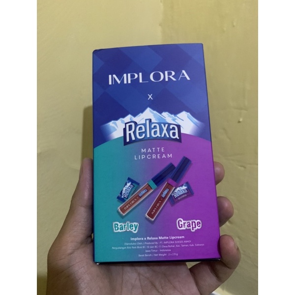 IMPLORA X RELAXA MATTE LIPCREAM IMPLORA RELAXA