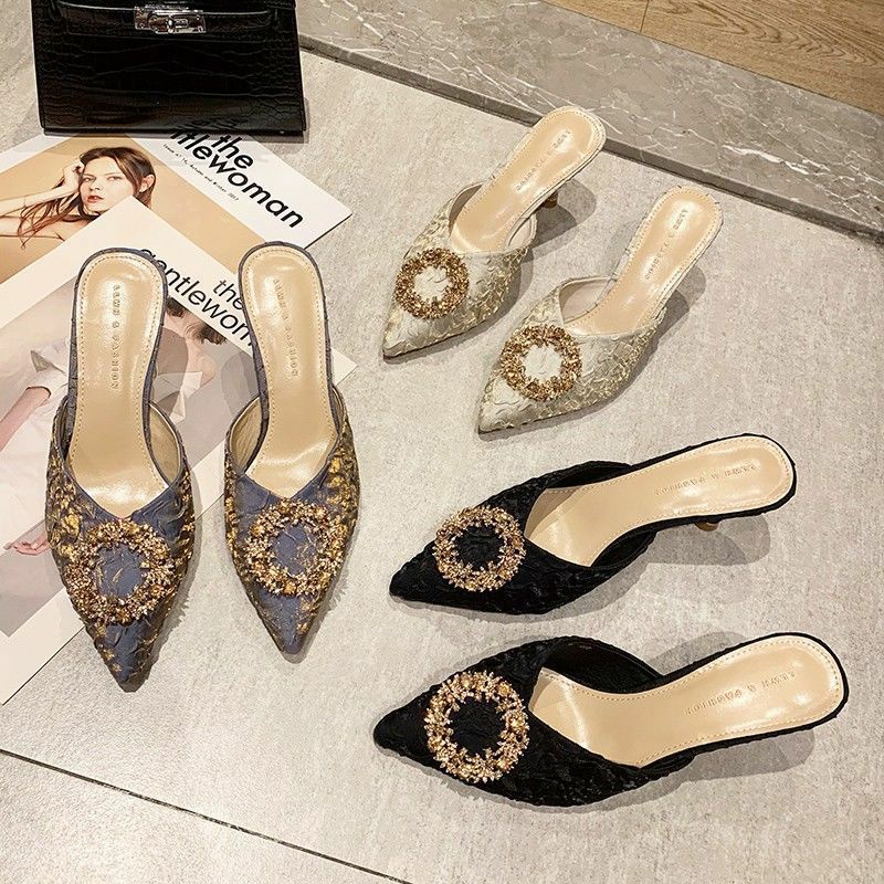 6720 Elegant Party Mules READYSTOCK