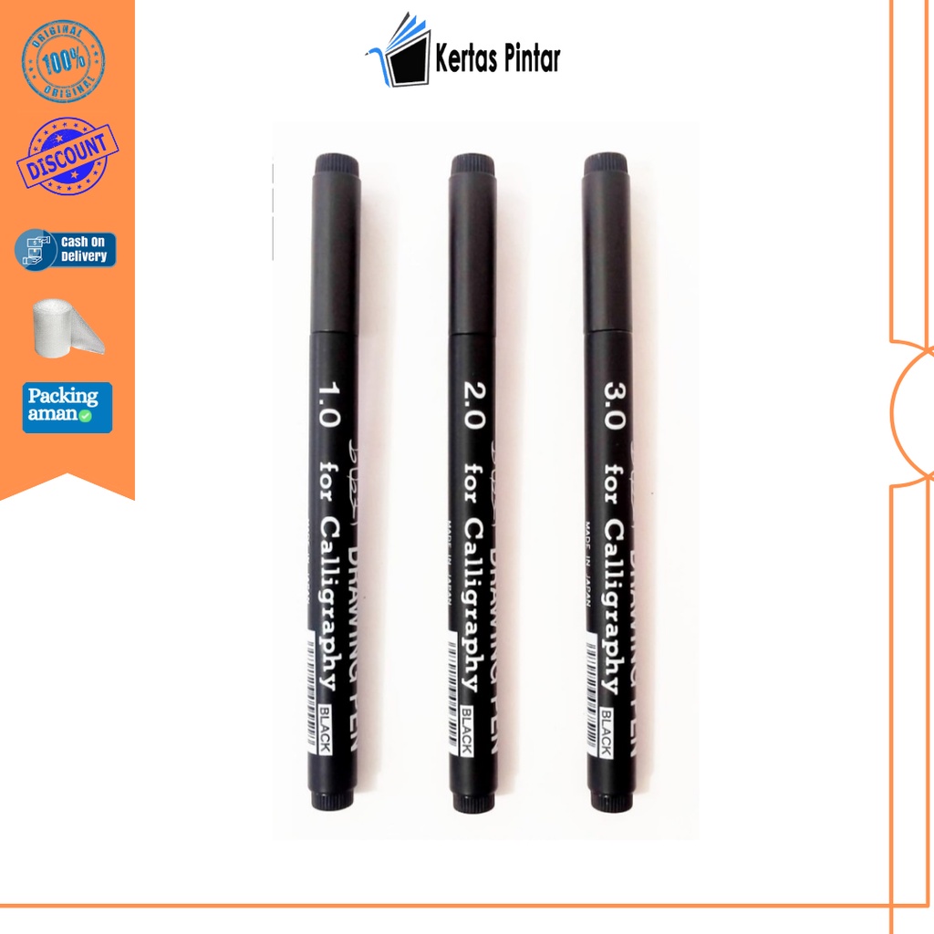 

BOLPOIN DRAWING PEN SNOWMAN FOR CALLIGRAPHY 1.0 2.0 3.0