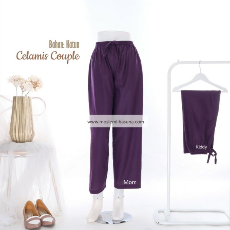 Celamis couple anak dan ibu bahan katun terbaik