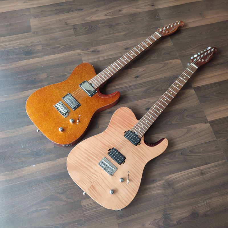Gitar elektrik harly bantom ori second drayer lucking model telecaster