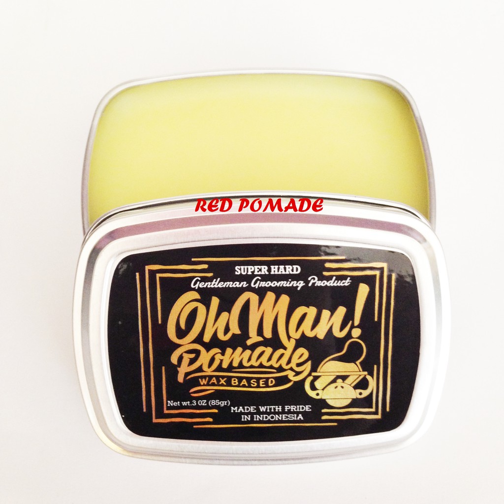 POMADE OH MAN! OHMAN MYSTIC GOLD - STRONG WAX BASED / OIL BASED / OILBASED + FREE SISIR SAKU