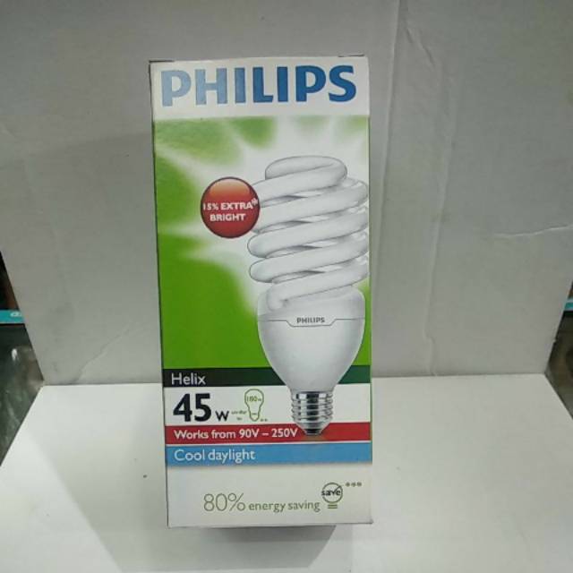 lampu philips helix 45w