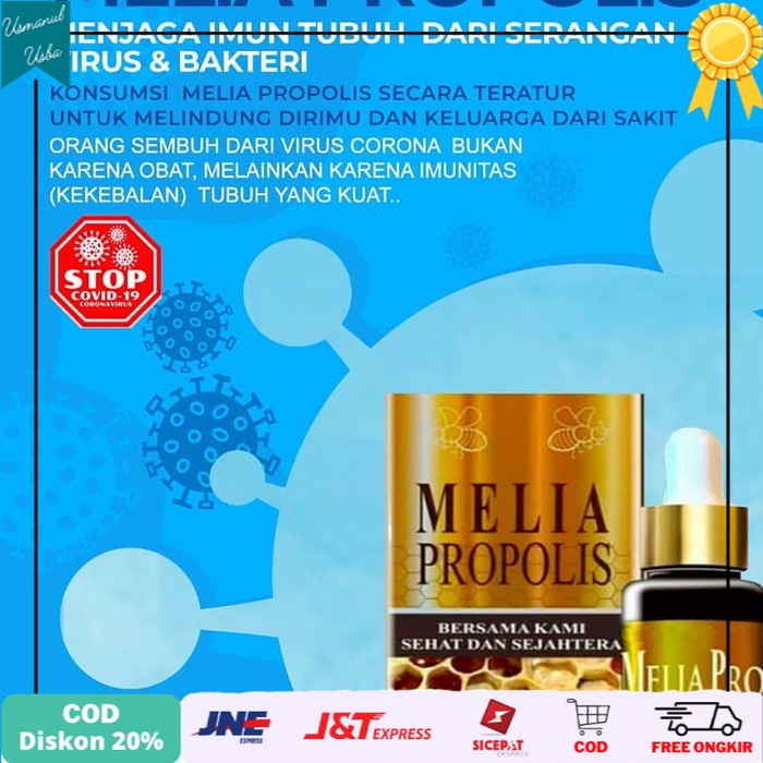 

◾COD◾ Melia propolis 55 ml PT MELIASEHAT SEJAHTERA