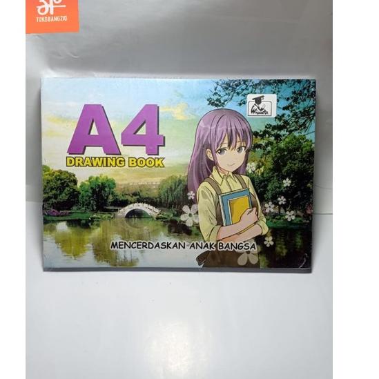 

・ 10 pcs buku gambar A4 motif cewe dan cowo が