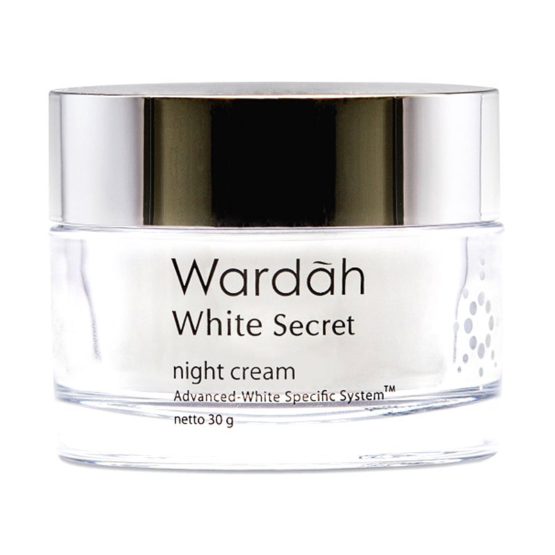 Wardah cream night white secret