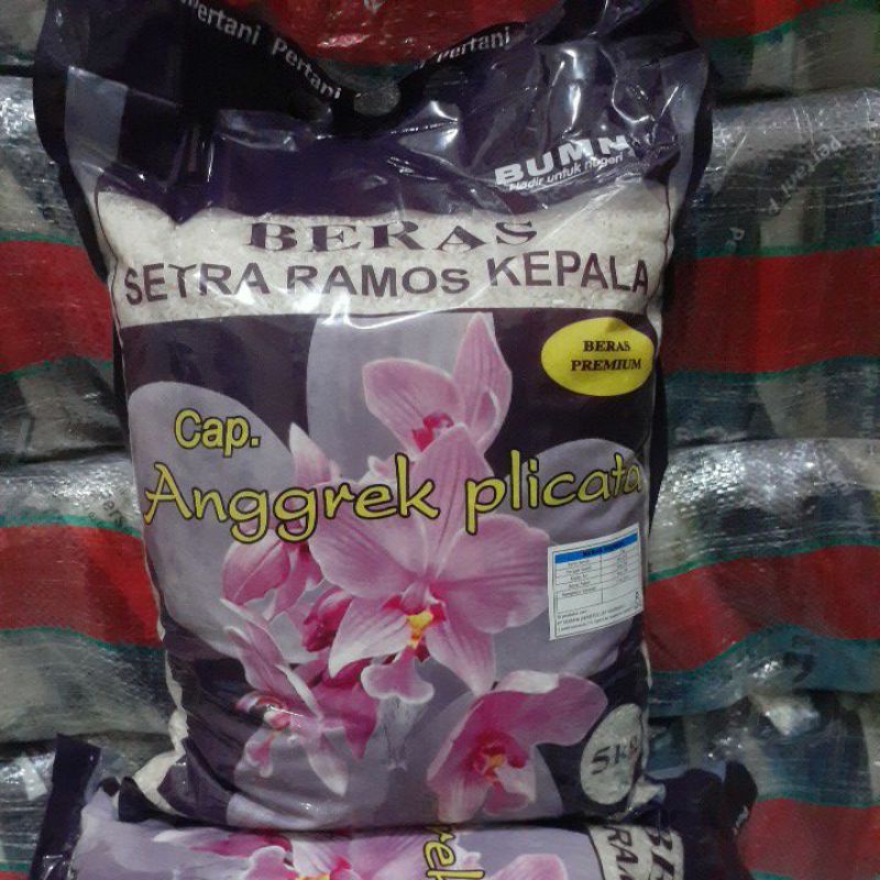 

Beras 5 kg setra ramos premium cap anggrek