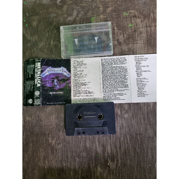 Kaset Pita Metallica Ride The Lightning