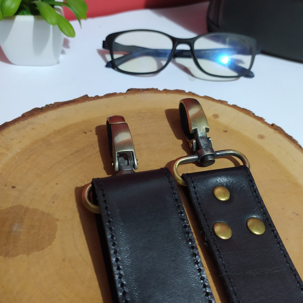 Tali Tas Slempang Panjang Kulit Asli Custom Gratis Grafir Nama / Tali Tas Selempang Kulit Custom Gra