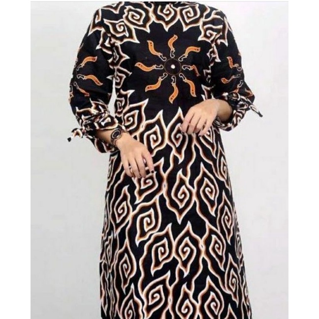 GamisBatikMegaMendungHitamWanita
