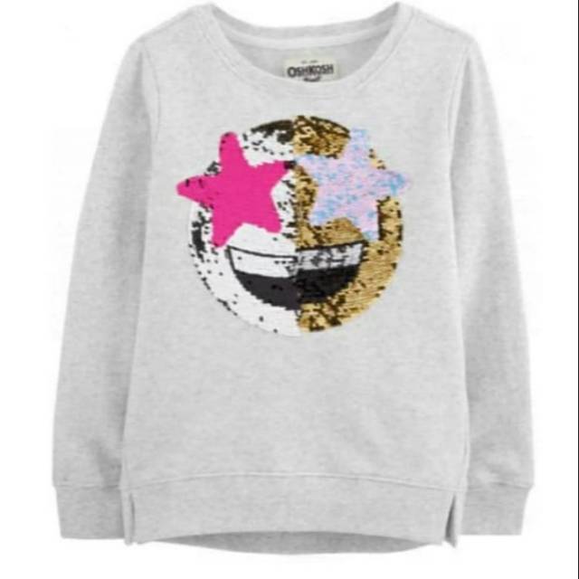 girls flip sequin sweatshirt