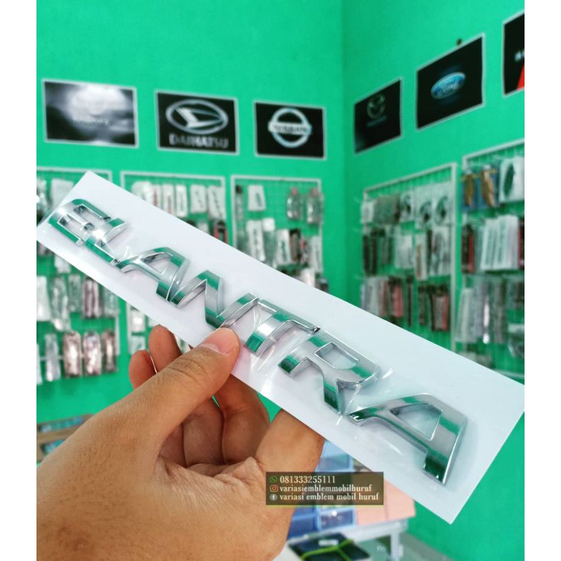 Emblem logo hyundai elantra ukuran original bagasi elantra