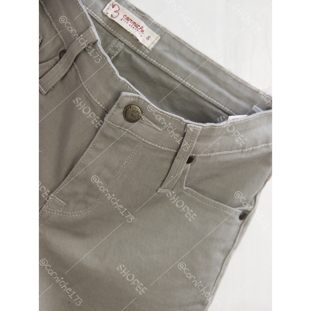 Corniche Twill Pants Taupe - JA90157