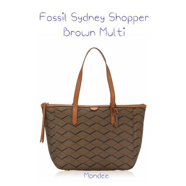 Fossil Sydney Shopper Brown Multi