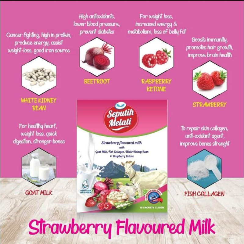 

SUSU SEPUTIH MELATI STRAWBERRY