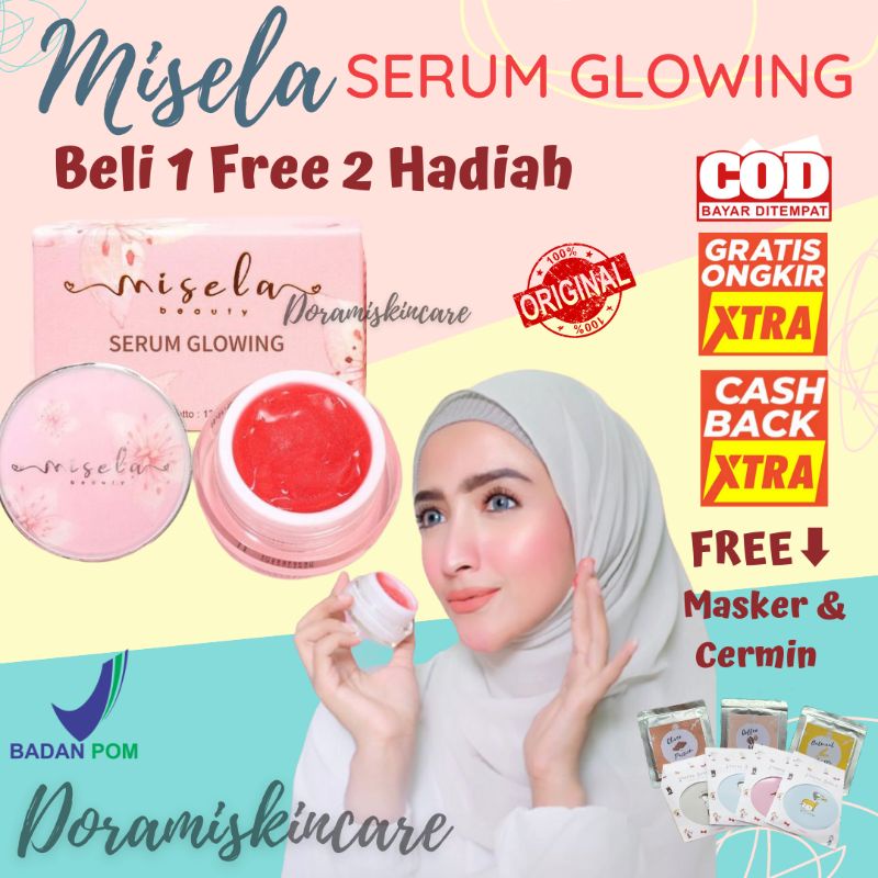 Misela Serum Glowing (BELI 1 FREE 2 HADIAH) Aman BPOM Resmi