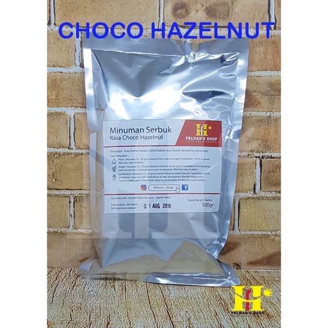 

(500 Gram) Choco Hazelnut Premix Milkshake / Bubble Powder Drink