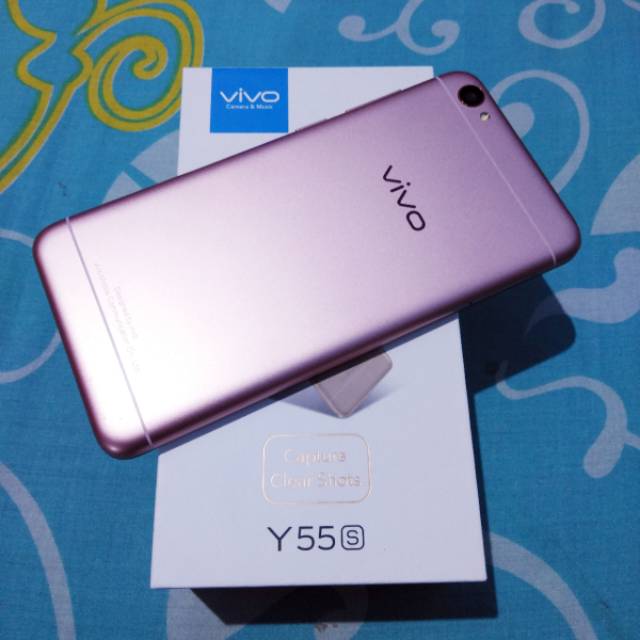 Vivo Y55s Smartphone Second + 9 Case + 1 Tempered Glass