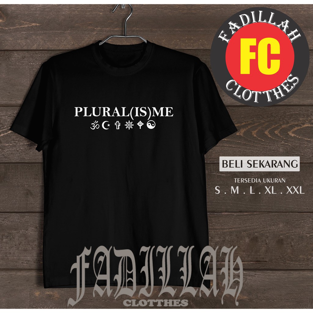 Kaos baju Pluralisme Indonesia Baju Distro