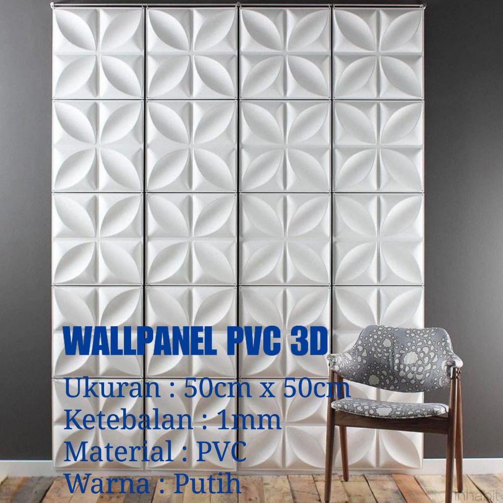 PROMO BUY 30PCS FREE 1PCS LEM SEALENT 300ML || WALLPANEL PVC 3D 50CMX50CMX1MM WALLPAPER DINDING ORNAMEN MOTIF TIMBUL-1