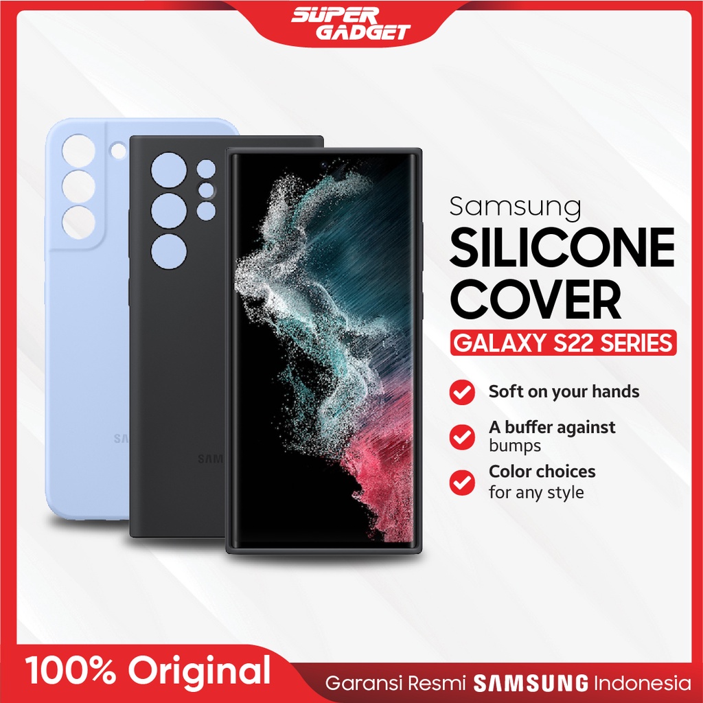 Casing Samsung Galaxy S22 S22+ Plus S22 Ultra Slim Silicone Cover Bening SoftCase HP Smartphone Case