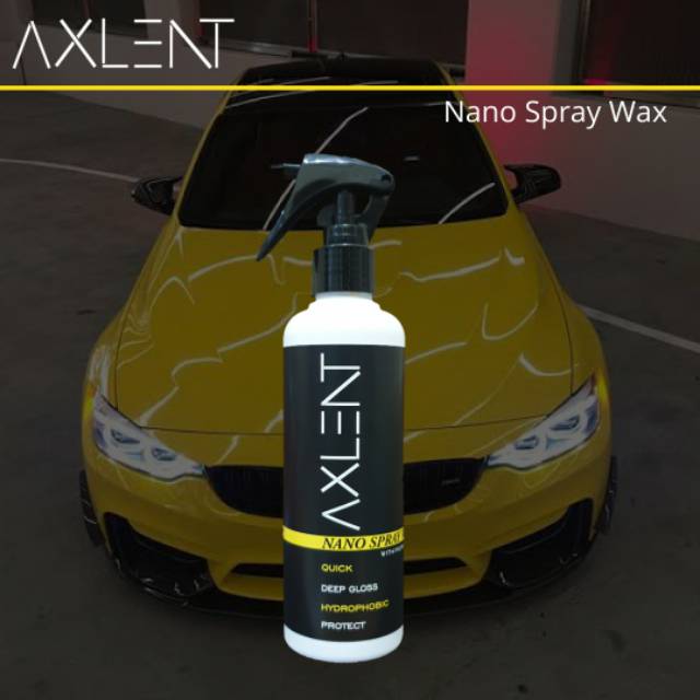 AXLENT NANO SPRAY WAX Semi Coating Quick Spray Protection 250ml