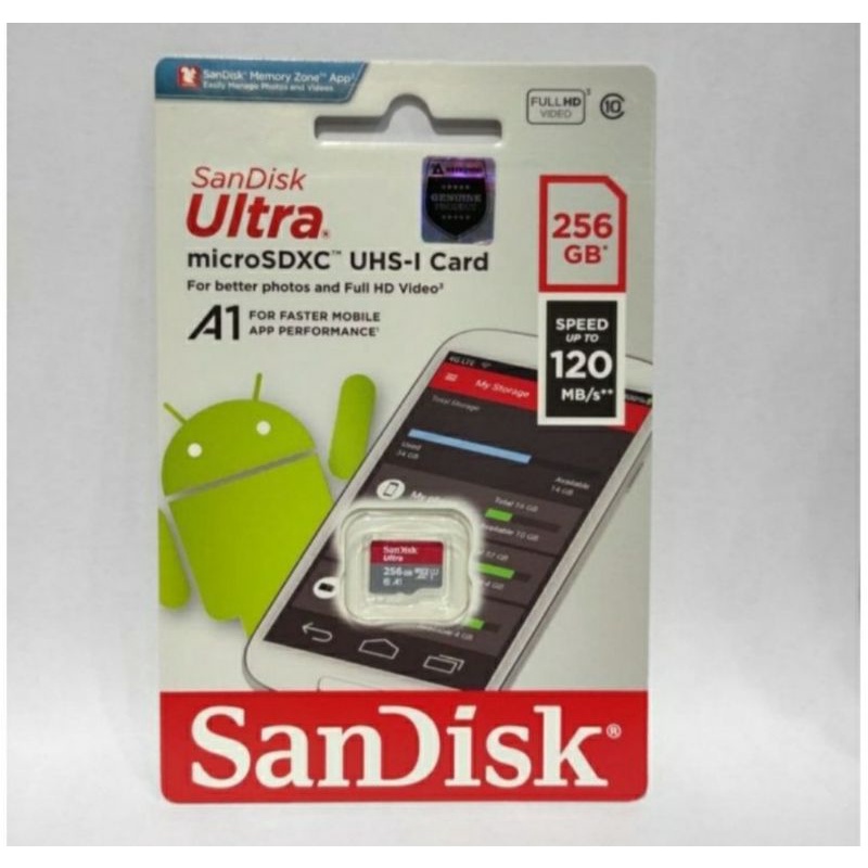 Sandisk ultra memori card