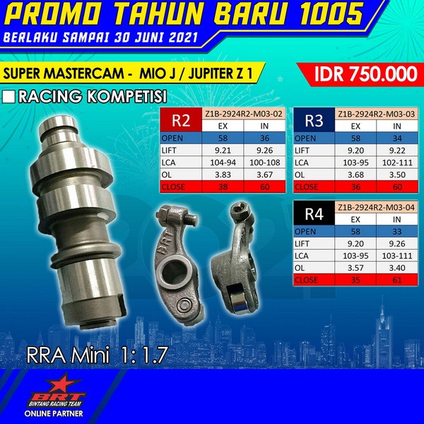 Noken As Brt Yamaha Mio J Jupiter Z1 Rra Type R Racing Kompetisi Shopee Indonesia