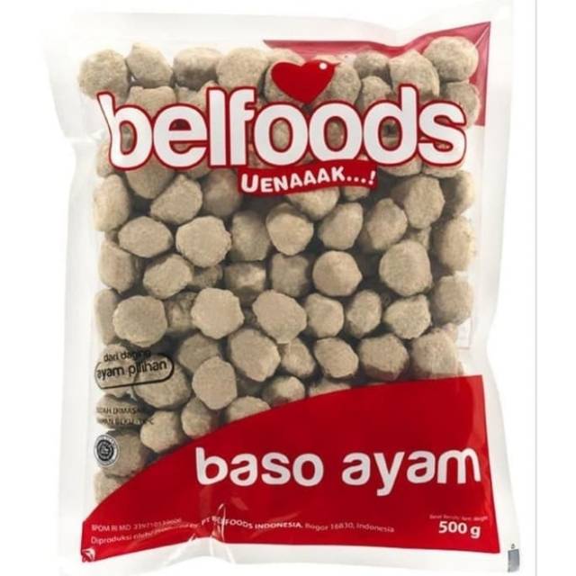 

Belfood Uenaak Baso Ayam Mini 500 gr