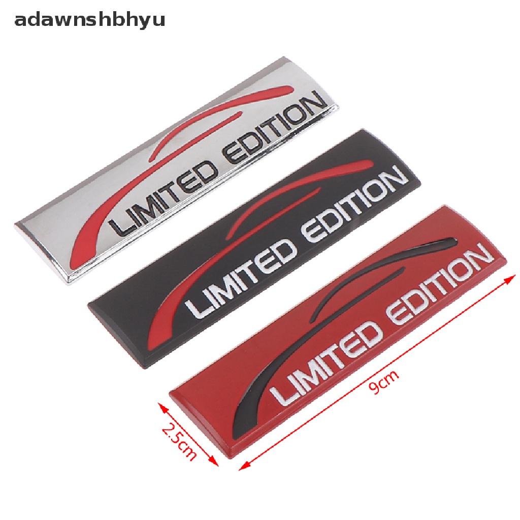 Adawnshbhyu Car styling 3D Metal Stiker Mobil Chrome Limited Edition Logo Sticker Badge Decal