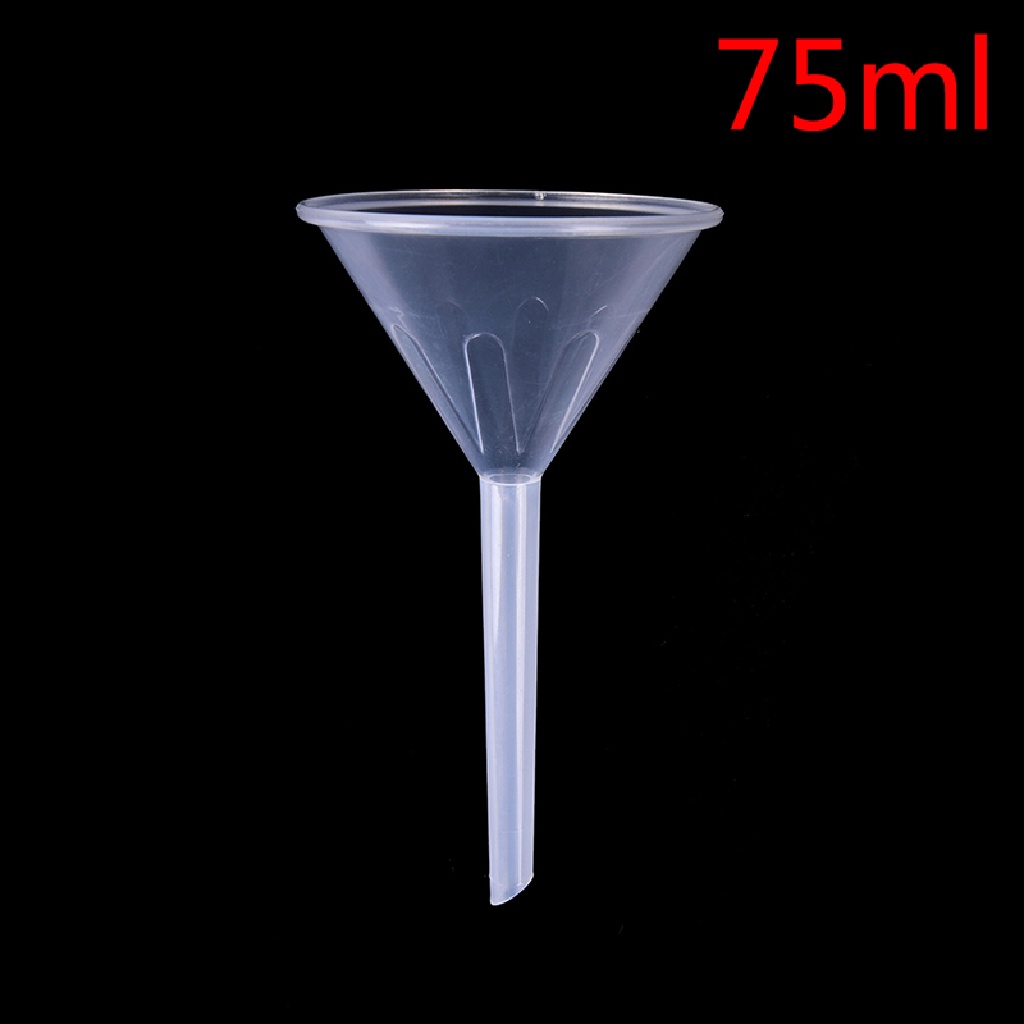 1pc Corong Pengisian Botol Diffuser Mini Bahan Plastik Bening Untuk Lab