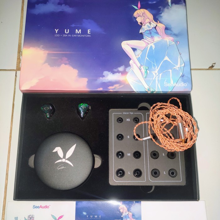 Earphone - Earphone Headset Iem Seeaudio Yume 1Dd+ 2Ba Harman Target Pin 0.78Mm
