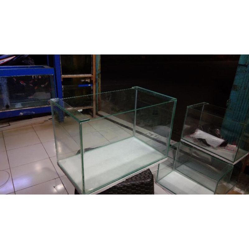 AQUARIUM PREMIUM FULL KACA 5MM PLUS BEGRON 3D DAN STEROFOAM