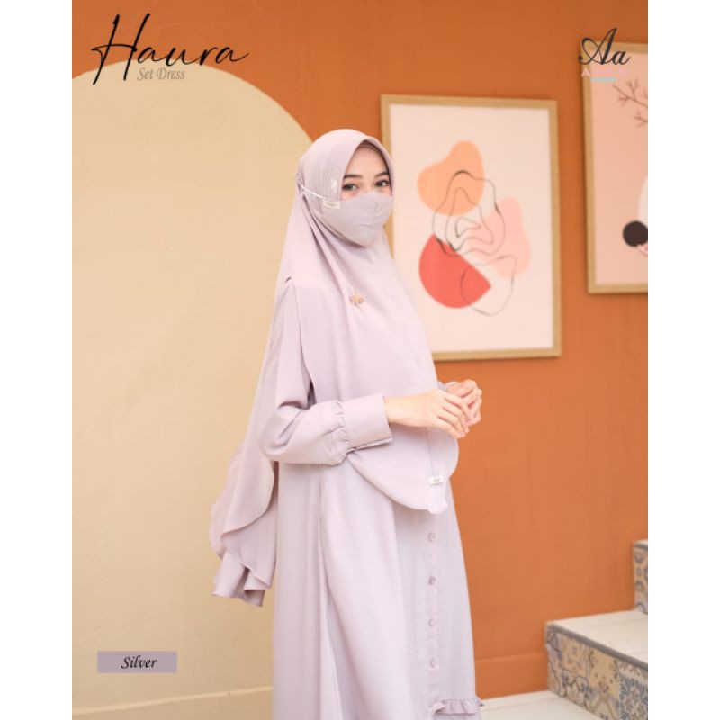 GAMIS HAURA BY ADEN HIJAB
