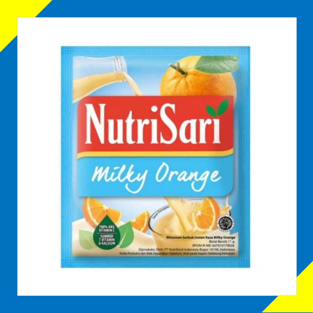 

Nutrisari Milk Orange 10 Pcs