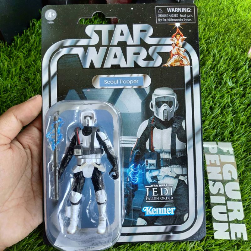 STAR WARS VINTAGE SCOUT TROOPER JEDI FALLEN ORDER VTC HASBRO KENNER 3.75 ACTION FIGURE