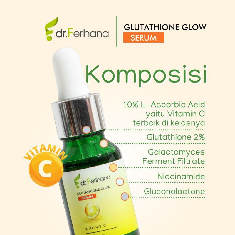 Dr  Ferihana Glutathione Glow Serum
